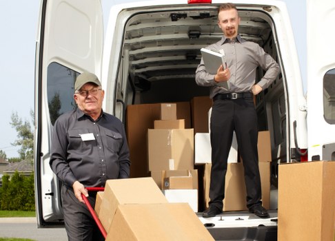 Local commercial removals setup for an office move in Kennington
