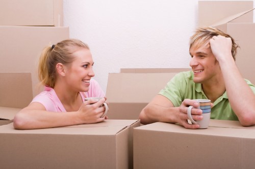 Moving truck service supporting a residential move in Kennington