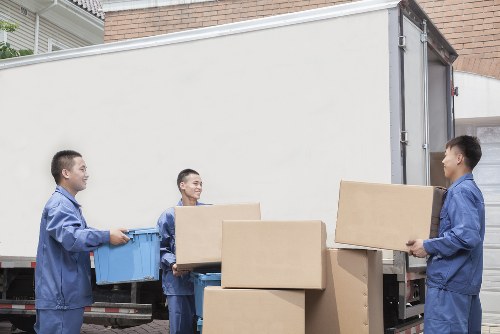 Fragile household items packed carefully for transport in Kennington