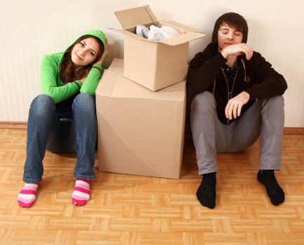 Professional movers ensuring belongings are handled safely and securely