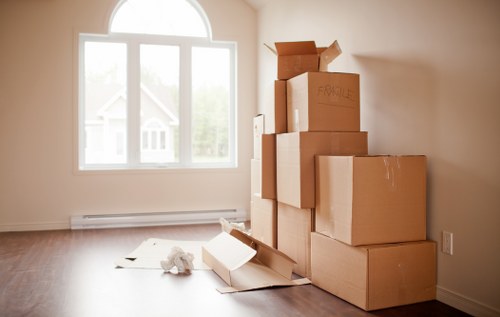 Careful handling of furniture during a house move in Kennington
