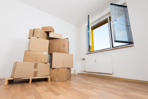 Professional van loading for a home move in Kennington