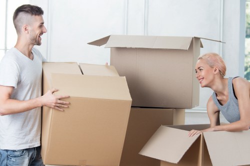 A professional moving team delivering organized relocation services