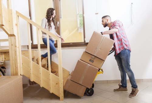 Commercial office move in a Kennington workspace