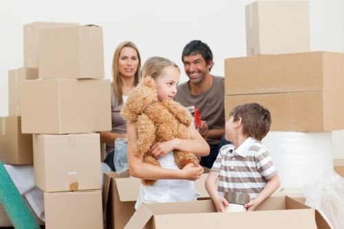 Loading household items for urgent same day removals in South London