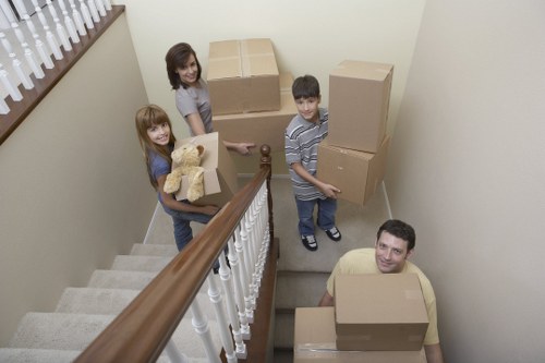 Kennington Movers staff completing a final safety check during a move
